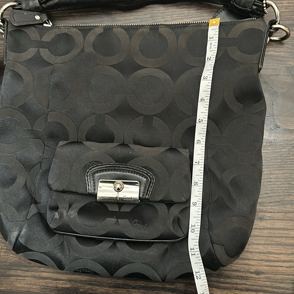 Coach Kristin Op Art Signature Hobo Handbag - Picture 11 of 11
